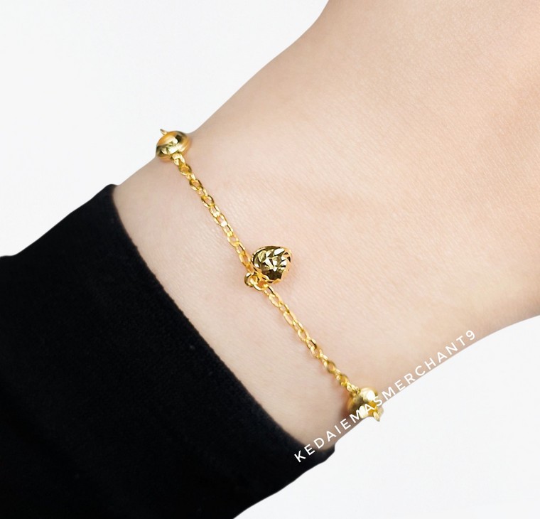 Merchant9 Rantai Tangan Polo Ring Gantung Love