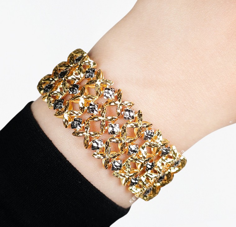 Merchant9 Rantai Tangan Bunga Tanjung 2C 3L L:2.2CM