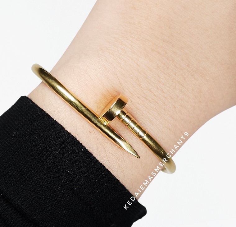 Merchant9 Gelang Oval Paku Polish L:0.35CM