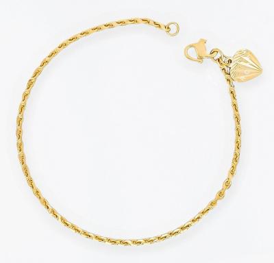 Merchant9 Rantai Tangan Sauh Polish L:0.2CM