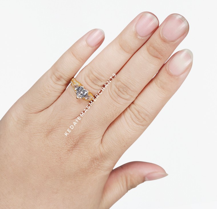 Merchant9 Cincin Emas Permata Cera R9213