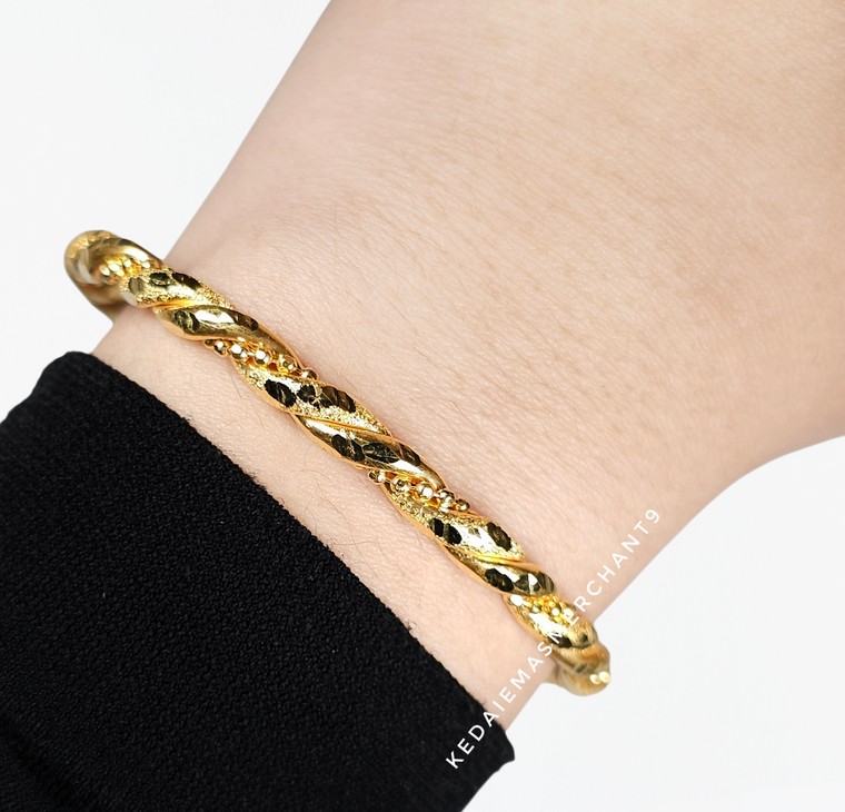 Merchant9 Gelang Pintal Biji Sawi Star Pasir Polish L:0.45CM
