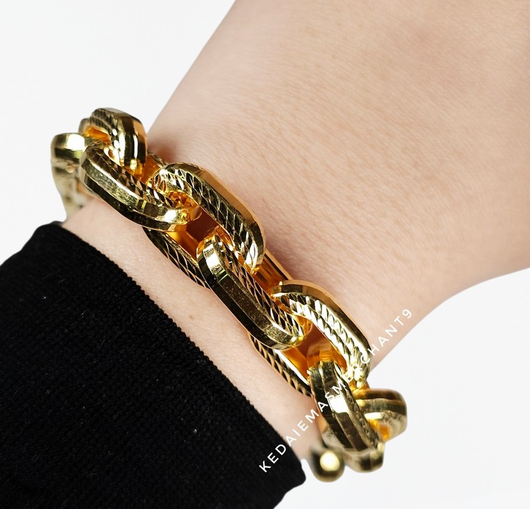 Merchant9 Rantai Tangan Sauh Dimensi Love Gantung Avatar 2C L:1.3CM