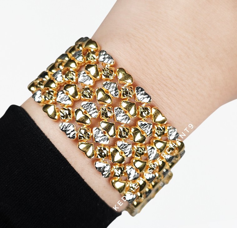 Merchant9 Rantai Tangan Love Polish Dimensi 2C 6L L:2.8CM (KLIP PETAK)