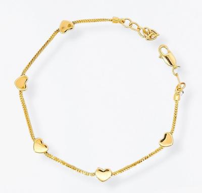 Merchant9 Rantai Tangan Mesin Box Love Polish L:0.5CM