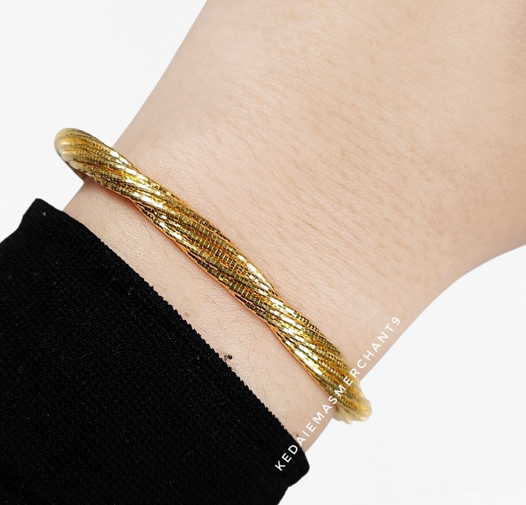 Merchant9 Gelang Cavo Twist Italian L:0.5CM