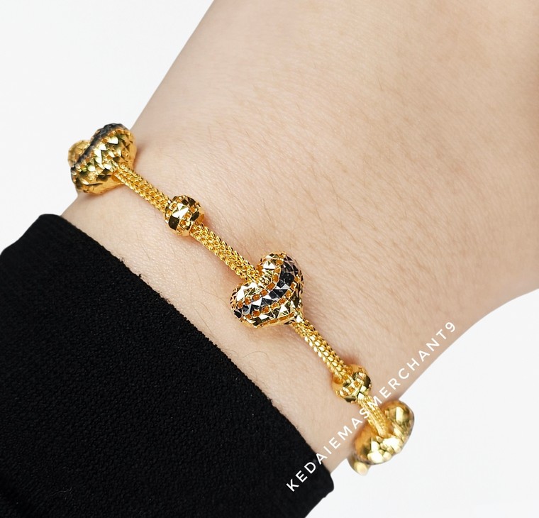 Merchant9 Rantai Tangan Belut Love Candy Planet 2C L:1CM