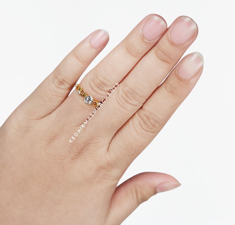 Merchant9 Cincin Emas Permata Cera CR9205