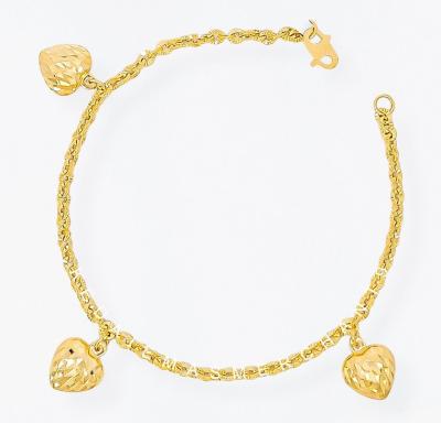 Merchant9 Rantai Tangan Polo Gantung Love 3 L:0.25CM