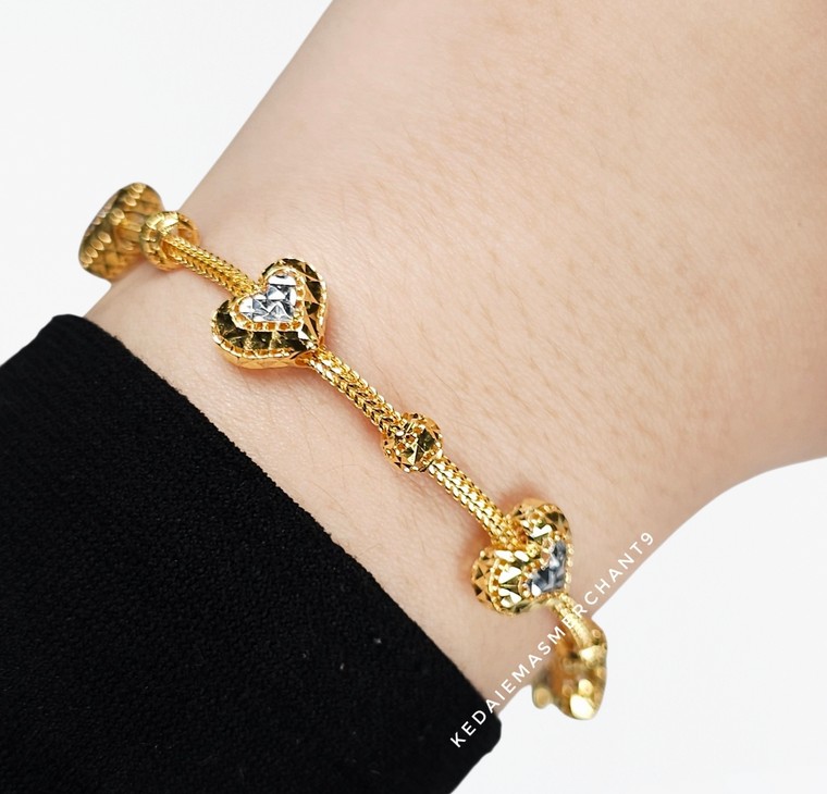 Merchant9 Rantai Tangan Belut Love Candy Planet 2C L:1CM