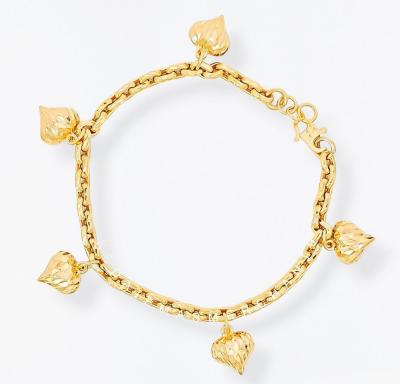 Merchant9 Rantai Tangan Sauh Dimensi Gantung Love L:0.4CM