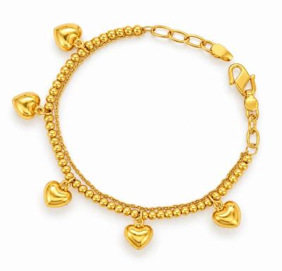 Merchant9 Rantai Tangan Sauh Bola Pearl Gantung Love L:0.2CM