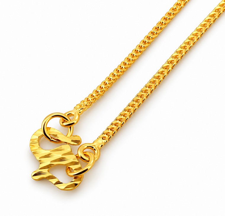 Merchant9 Rantai Leher Mesin Box Choker Bola Planet 2C L:0.1CM