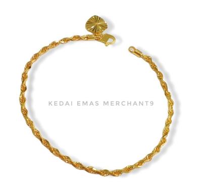 Merchant9 Rantai Tangan Pintal Padu L:0.2CM