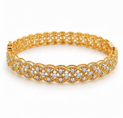 Merchant9 Gelang Tresse Dot Diamond Cut 2C L:0.8CM