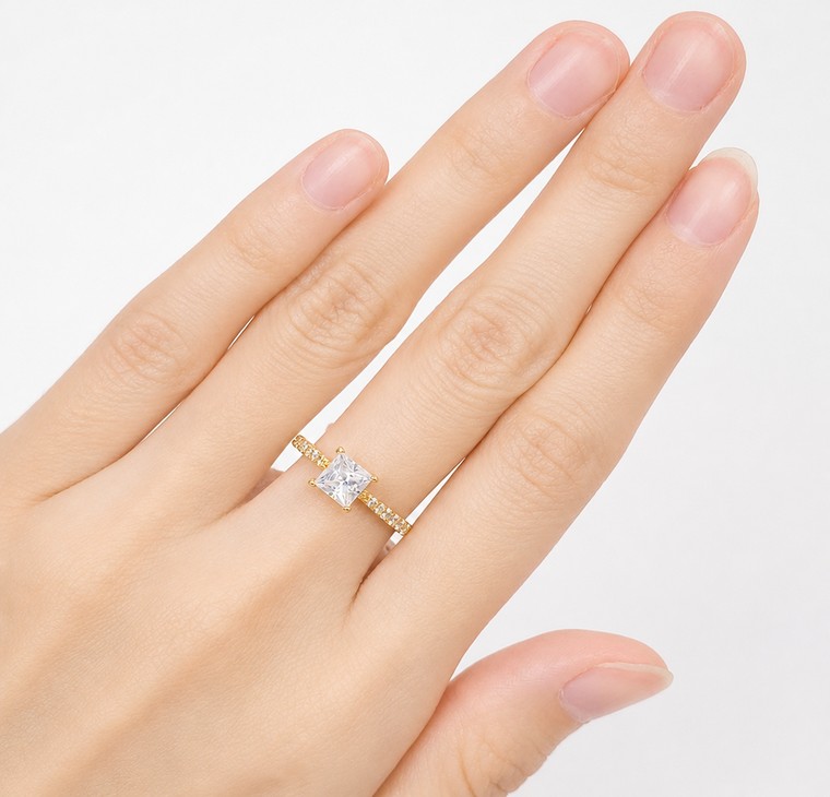 Merchant9 Cincin Emas Permata Cera BR9041