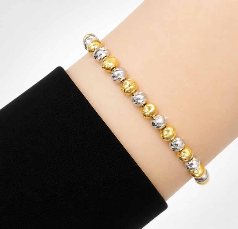 Merchant9 Rantai Tangan Pearl Cat Eyes Italian 2C L:0.35CM