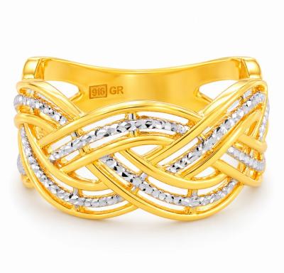 Merchant9 Cincin Emas Tocang 2C L:1CM