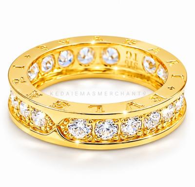 Merchant9 Cincin Emas BVL Permata L:0.5CM