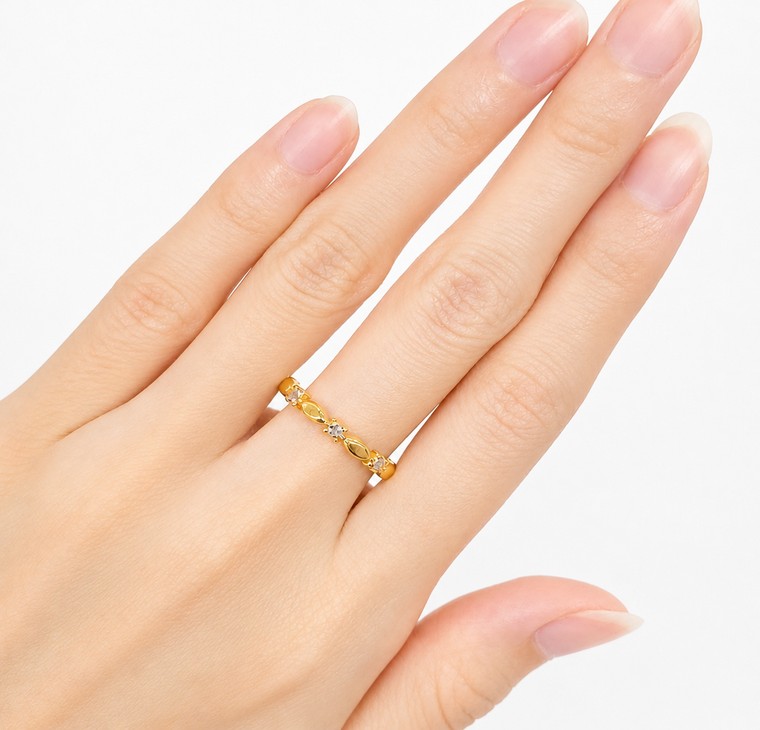Merchant9 Cincin Emas Cekmek Minimalist 2C L:0.2CM