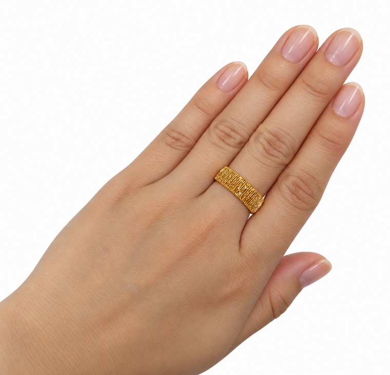 Merchant9 Cincin Emas Lintah CECELIA L:0.65CM