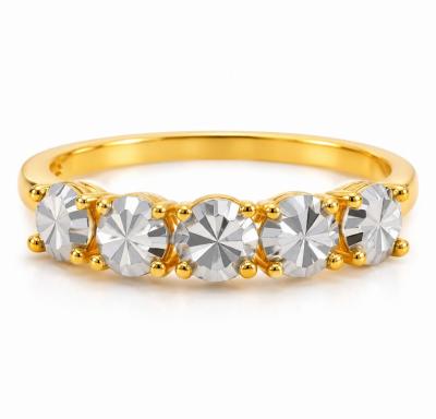Merchant9 Cincin Emas LOUISE Diamond Cut 1 Layer L:0.45CM