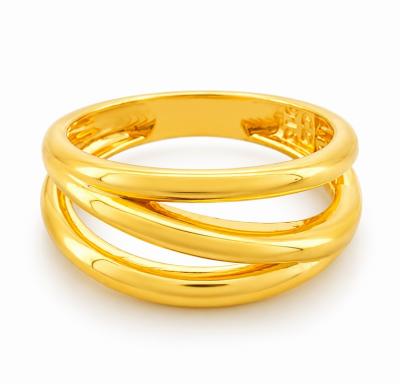 Merchant9 Cincin Emas Silang Polish L:0.95CM