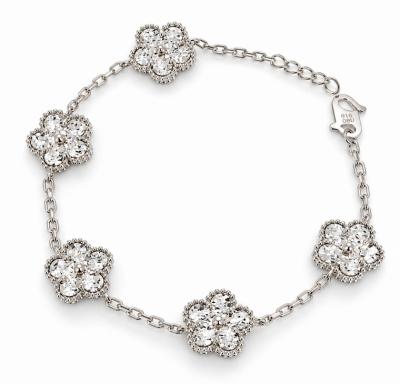 Merchant9 Rantai Tangan SAKURA FLOWER Leona Chrome L:1.1CM