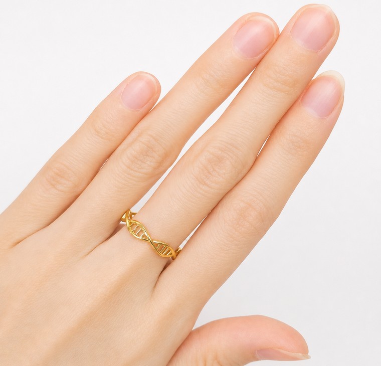 Merchant9 Cincin Emas DNA Polish L:0.35CM