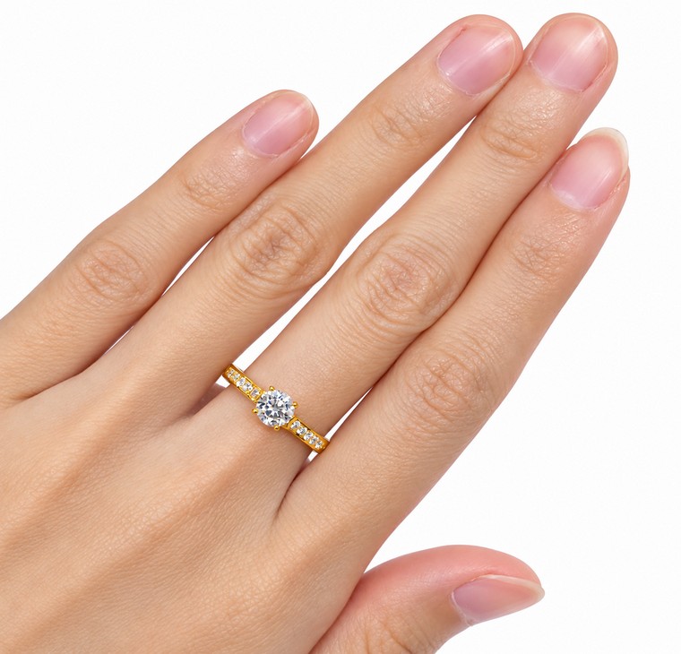 Merchant9 Cincin Emas Permata Cera BR9055