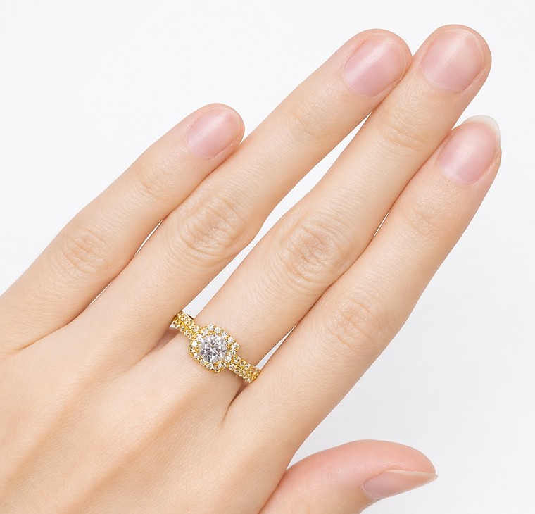 Merchant9 Cincin Emas Permata Cera CR9222