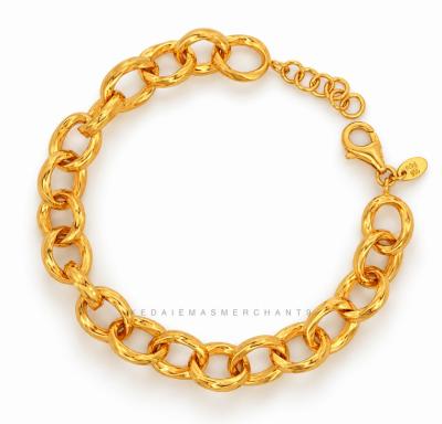 Merchant9 Rantai Tangan LEXA Sauh Oval Twist L:0.9CM