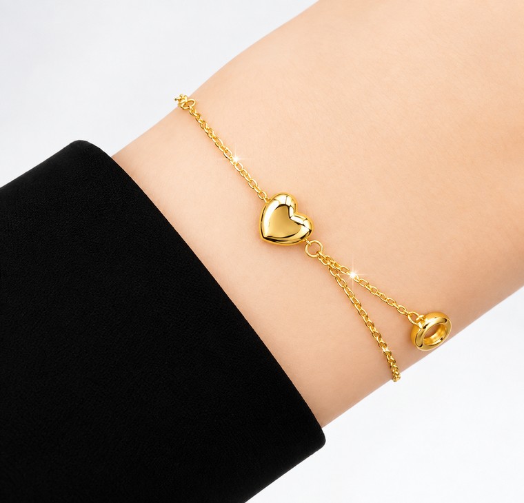 Merchant9 Rantai Tangan Choker Sauh Love Polish Minimalist