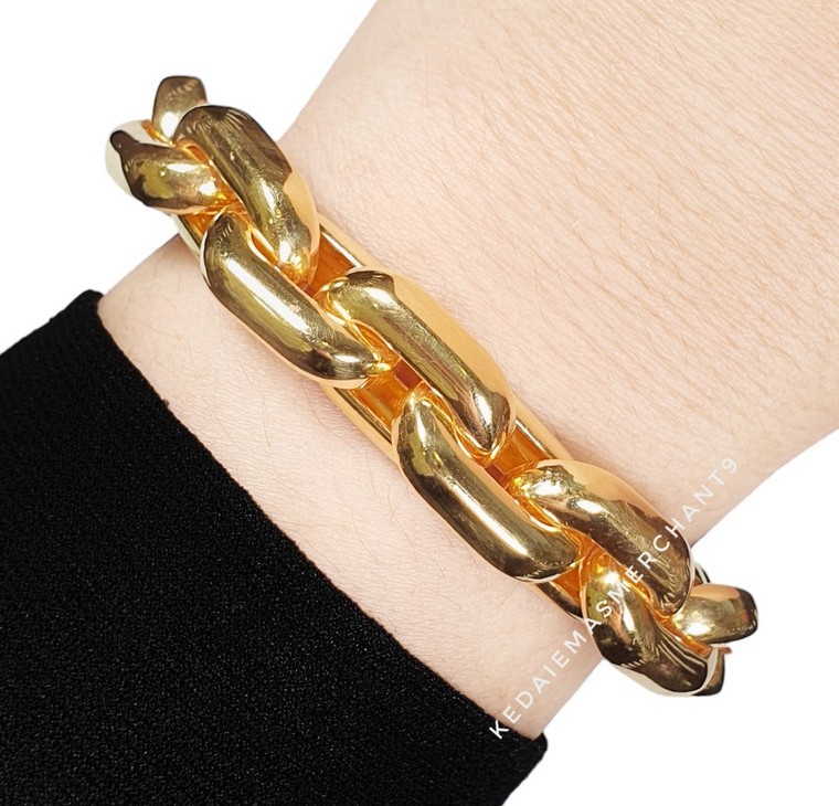 Merchant9 Rantai Tangan LEXA Sauh Polish L:1.1CM