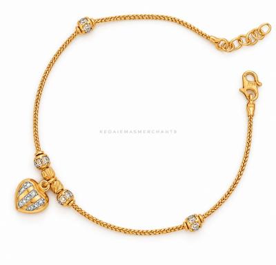 Merchant9 Rantai Tangan Mesin Box Choker Bebola Dot Love 2C L:0.35CM