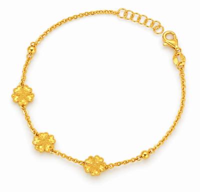 Merchant9 Rantai Tangan Polo Choker Bunga Minimalist L:0.7CM