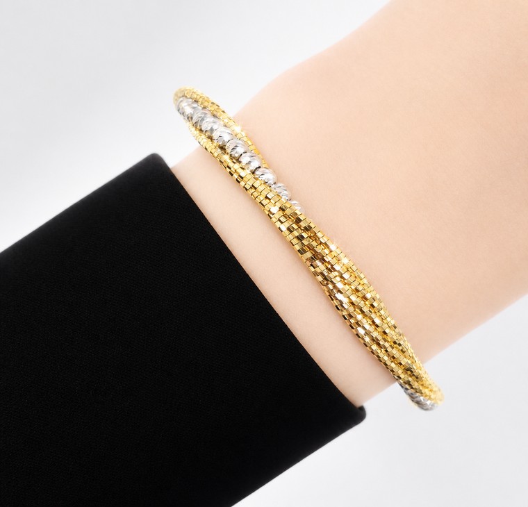 Merchant9 Gelang Cavo Twist Bebola Italian 2C L:0.5CM