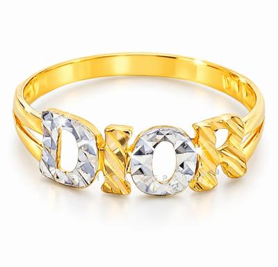 Merchant9 Cincin Emas DR Stripe 2C L:0.5CM