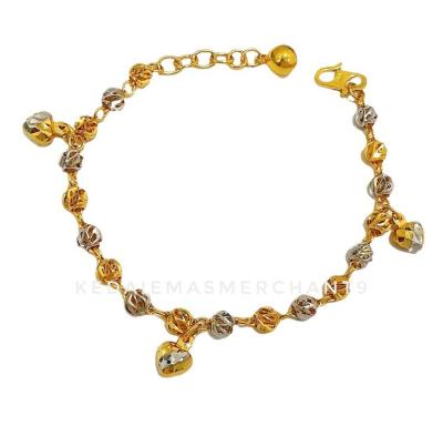Merchant9 Rantai Tangan Candy Kerawang Gantung Love Chrome L:0.35CM