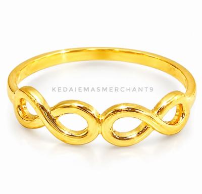 Merchant9 Cincin Emas Infinity Minimalist