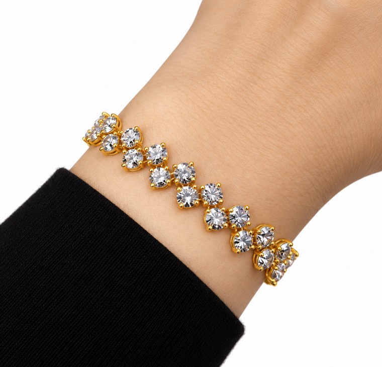 Merchant9 Rantai Tangan LOUISE Diamond Cut L:0.9CM