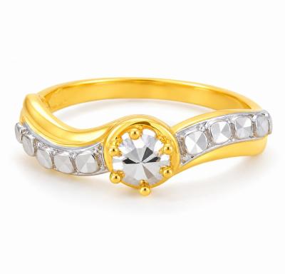 Merchant9 Cincin Emas Circle Wave Diamond Cut 2C L:0.5CM