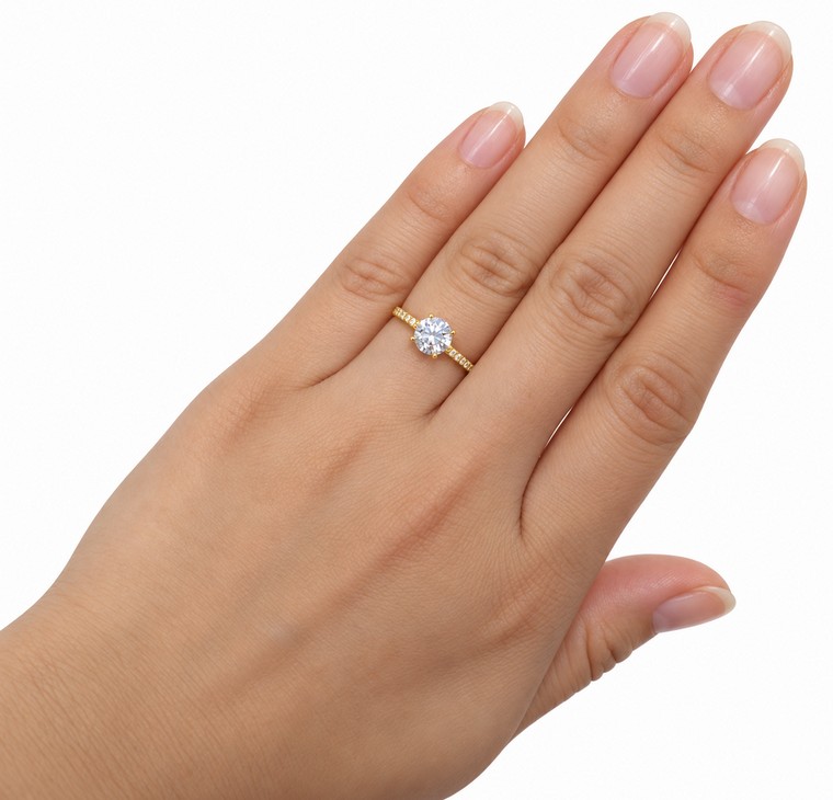 Merchant9 Cincin Emas Permata Cera BR9036