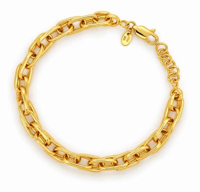 Merchant9 Rantai Tangan LEXA Paperclip Double Polish L:0.6CM