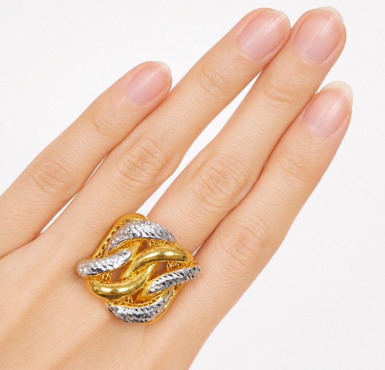 Merchant9 Cincin Emas Kait Polish Dimensi ADRA 2C L:2.2CM