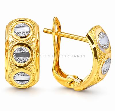 Merchant9 Subang Klip Circle Pasir Chrome L:0.55CM