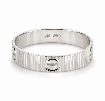 Merchant9 Cincin Emas Belah Rotan Ctier Stripe Chrome L:0.5CM