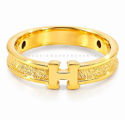 Merchant9 Cincin Emas H L:0.5CM (hard gold)
