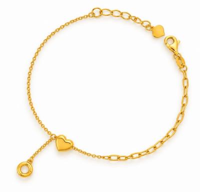 Merchant9 Rantai Tangan Choker Sauh Love Polish Minimalist