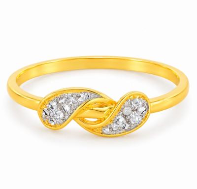 Merchant9 Cincin Emas Tear Drop Diamond Cut L:0.5CM